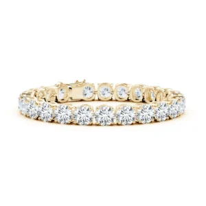 Classic Four-Prong Round Platinum - Tennis Bracelet